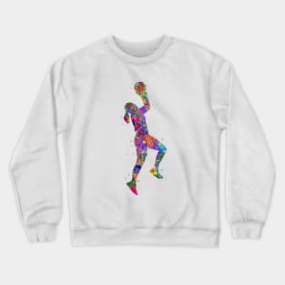 Basketball girl dunk Crewneck Sweatshirt